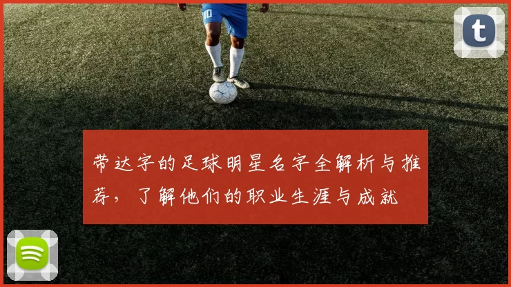 带达字的足球明星名字全解析与推荐，了解他们的职业生涯与成就