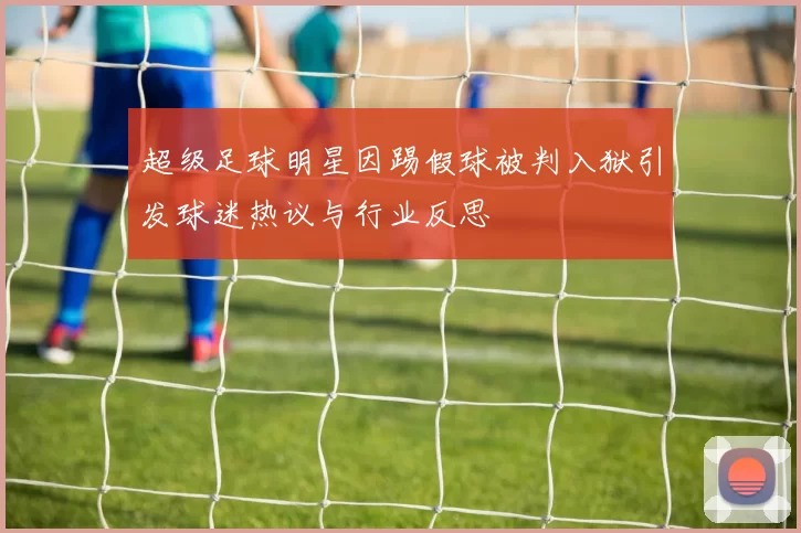 超级足球明星因踢假球被判入狱引发球迷热议与行业反思