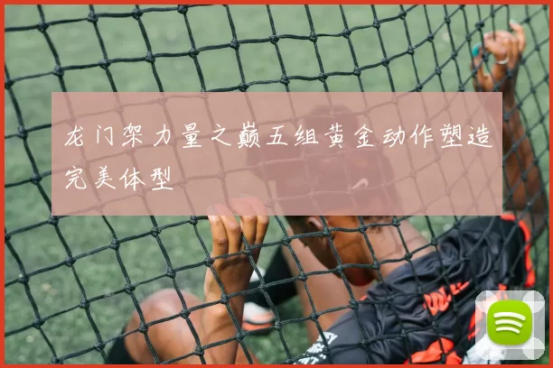 龙门架力量之巅五组黄金动作塑造完美体型